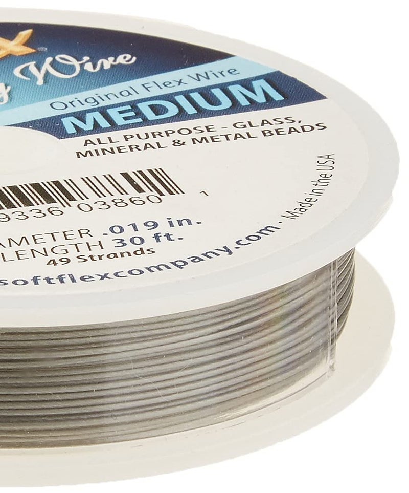 Soft Flex Soft-Flex Toys Soft Flex 0.019-Inch Beading Wire, 30-Feet, Grey - Image 3